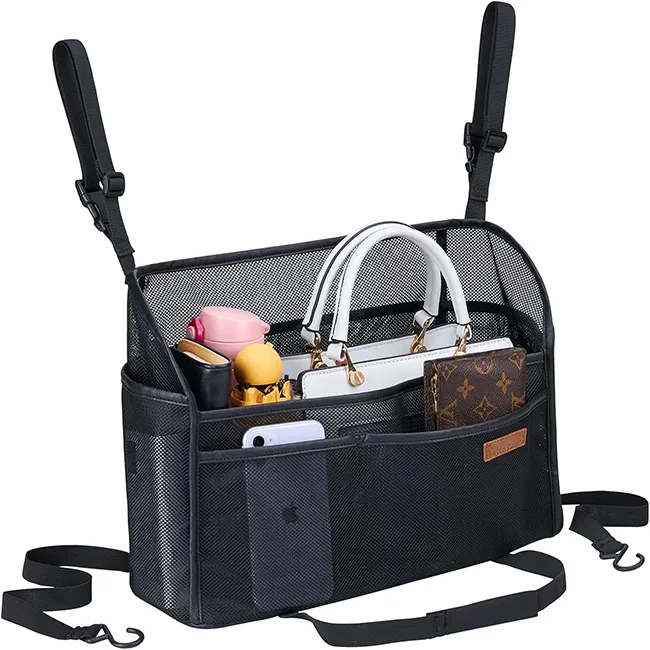6 Pockets Car Net Pocket Handbag Holder